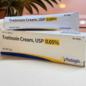 Kem hỗ trợ giảm mụn, sáng da Padagis Tretinoin Cream 20g