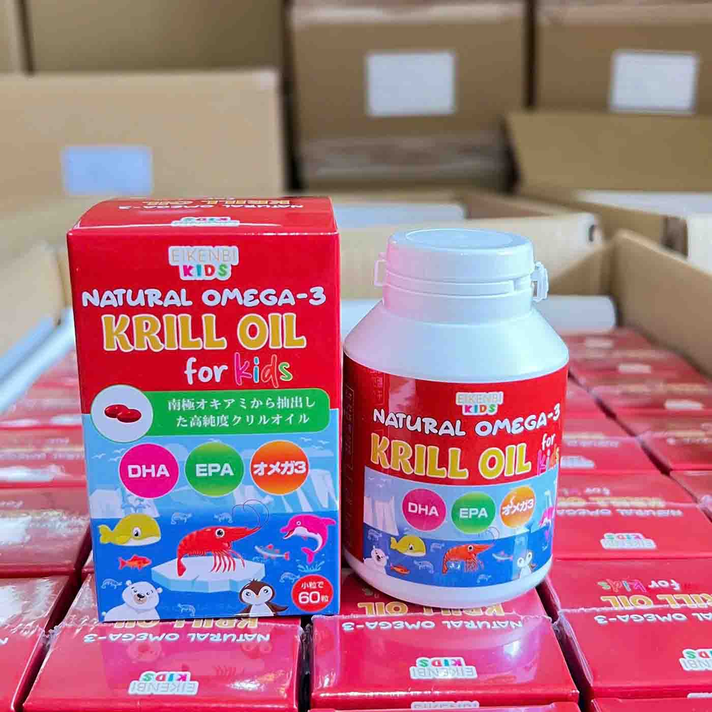 Natural Omega 3 Krill Oil Eikenbi Kids