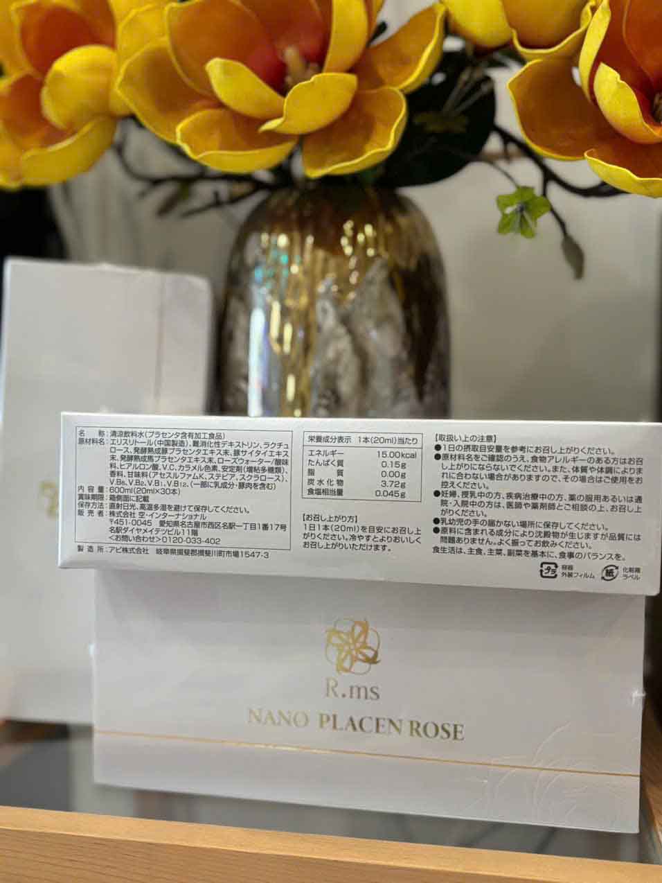 Nước hoa hồng nhau thai ngựa Nano Placen Rose Rms 30 ống