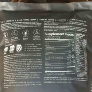 sports research whey protein isolate