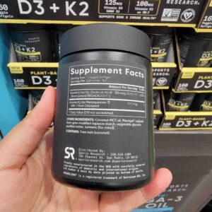 Viên bổ sung Vitamin D3K2 Sports Research