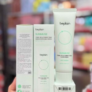 Beplain Sunmuse Tone Up & Correcting Sunscreen Mild Green (Xanh mint)