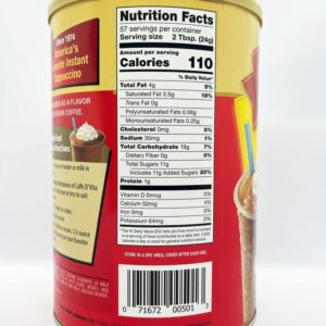 Bột cà phê hòa tan Caffe D vita Mocha Cappuccino mỹ