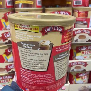 Bột cà phê hòa tan Caffe D'vita Mocha Cappuccino Mỹ