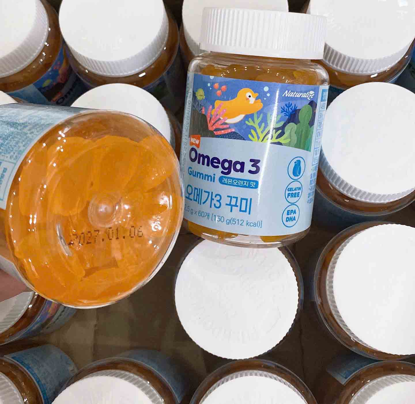 Kẹo dẻo Naturalize Omega 3 Gummi Hàn Quốc