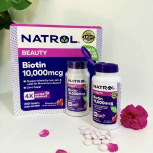 Natrol Beauty Biotin 10000mcg 4x