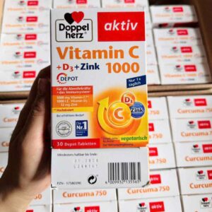 Viên uống Doppelherz Vitamin C D3 Zink Đức