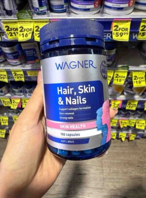 Viên uống đẹp da, tóc, móng Wagner Hair Skin & Nails