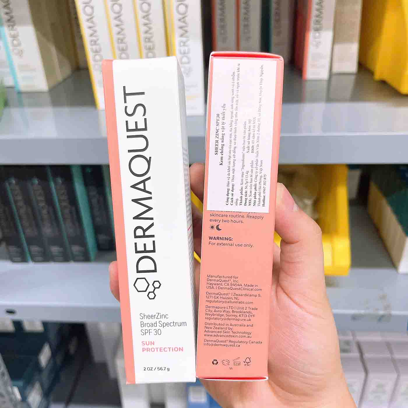 dermaquest sheerzinc spf 30