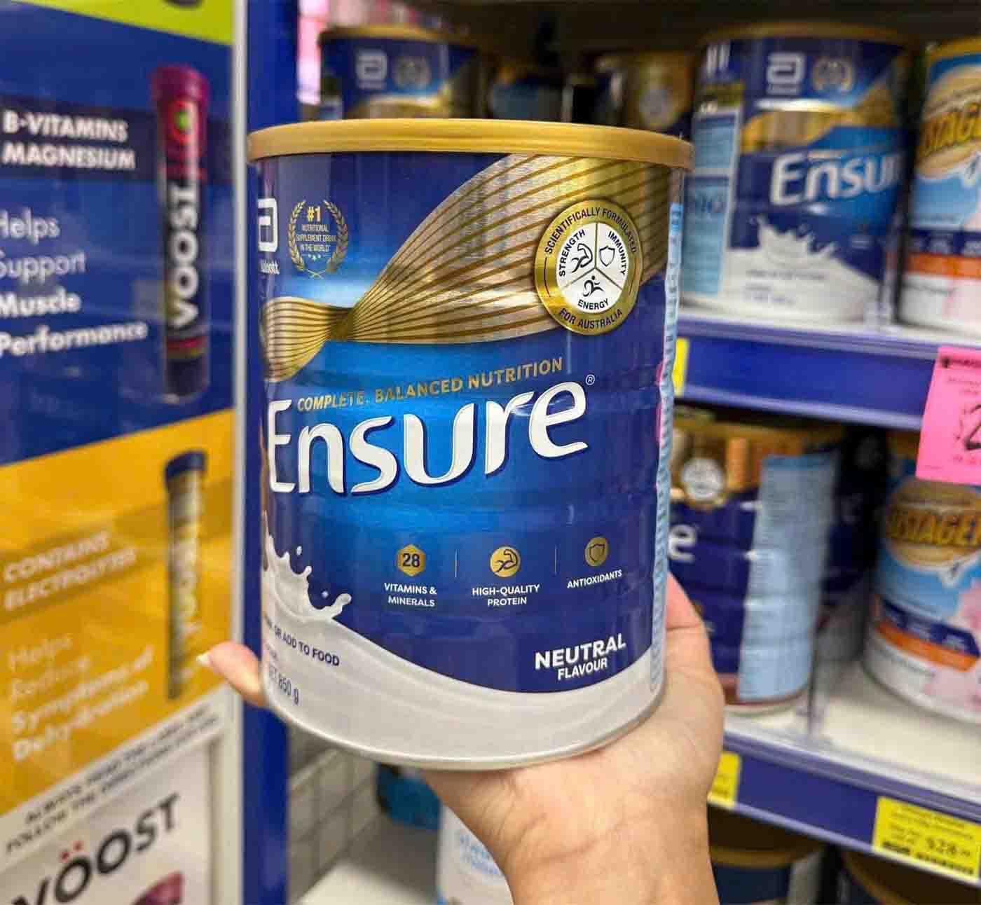 sữa ensure cho người già