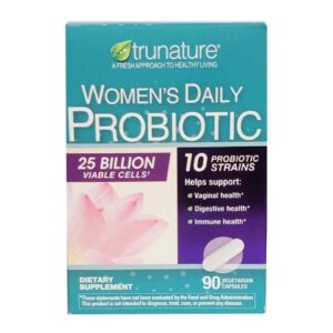 trunature women's daily probiotic 25 billion