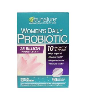 trunature women's daily probiotic 25 billion