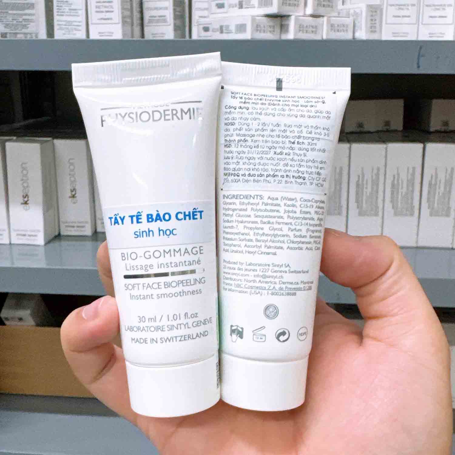 Tẩy da chết Enzyme sinh học Methode Physiodermie