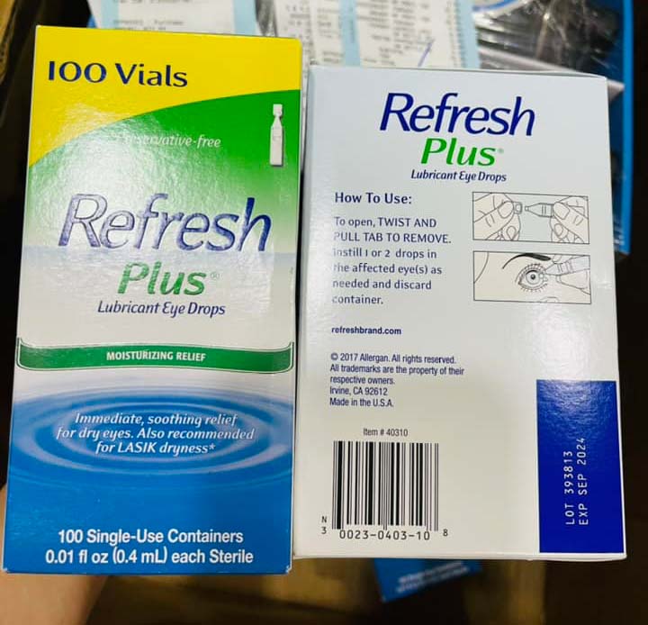 nước nhỏ mắt refresh plus