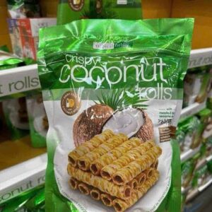 Bánh quế dừa Tropical Fields Organic Crispy Coconut Rolls Mỹ