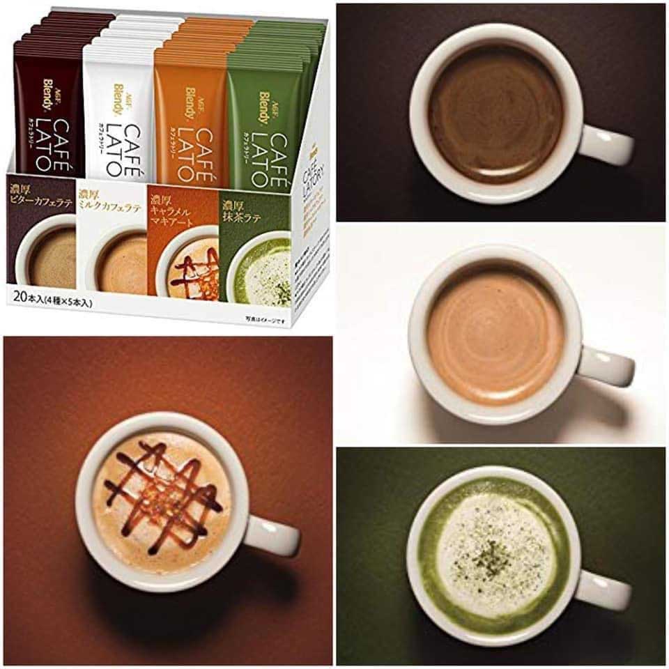 Cà phê sữa hòa tan AGF Blendy Cafe Latory nhiều vị