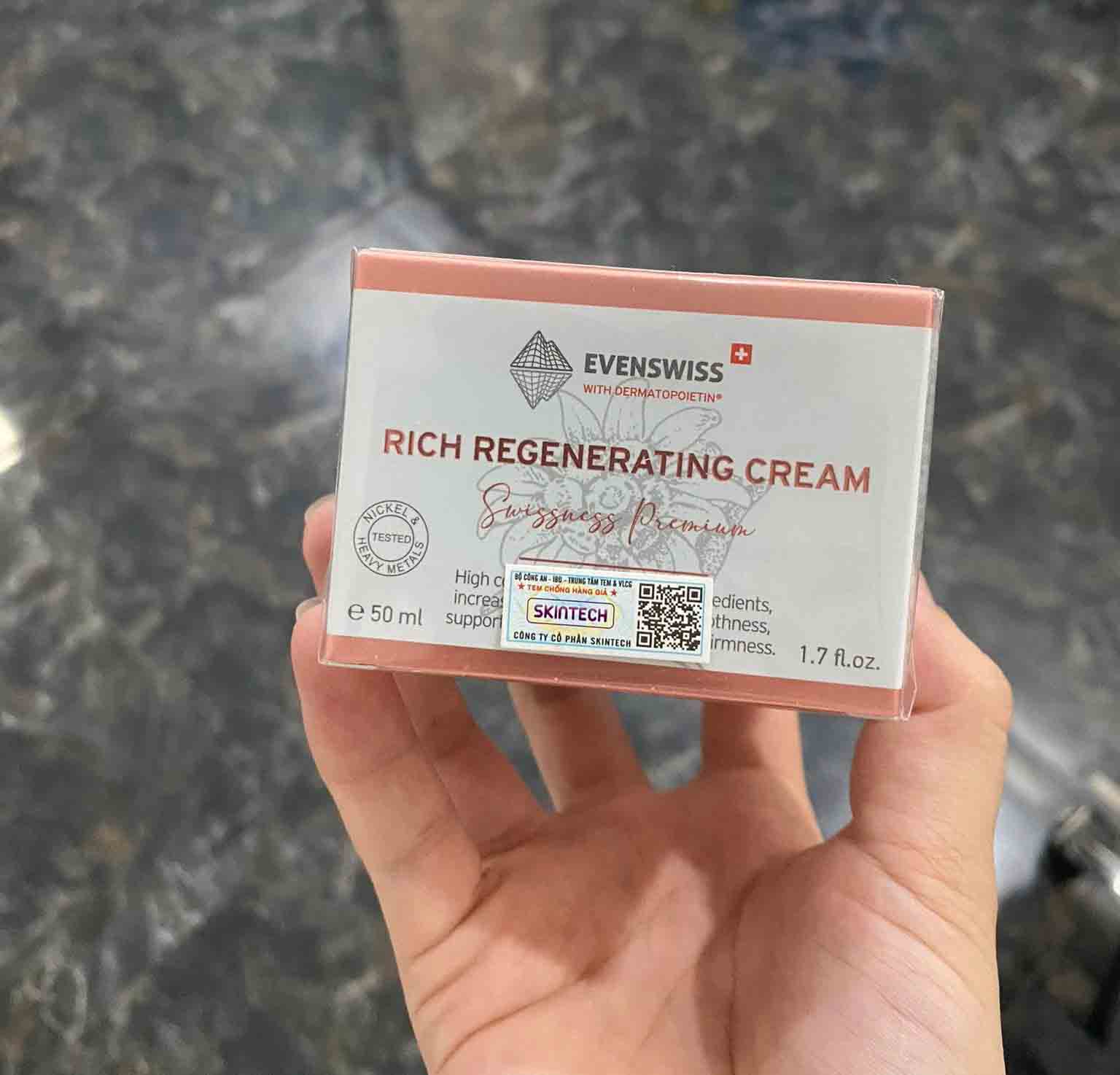 Evenswiss Rich Regenerating Cream 10ml