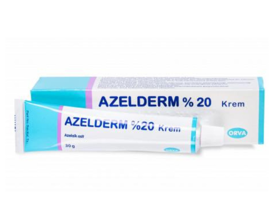 Kem hỗ trợ giảm mụn, sáng da Azelderm 20 Krem 30g