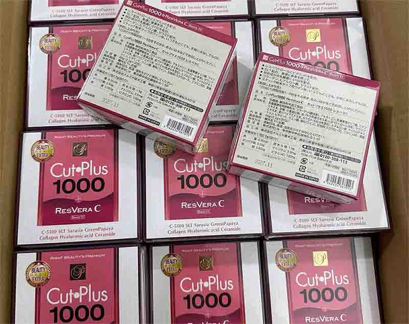 Men Enzyme Cut Plus 1000 ResVera C Beauty EX 30 gói