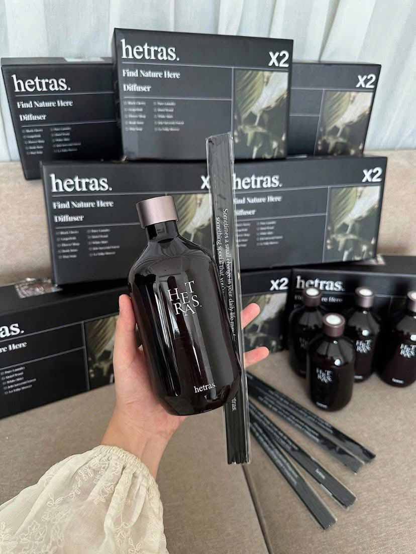 Set 2 chai tinh dầu Hetras Hàn Quốc