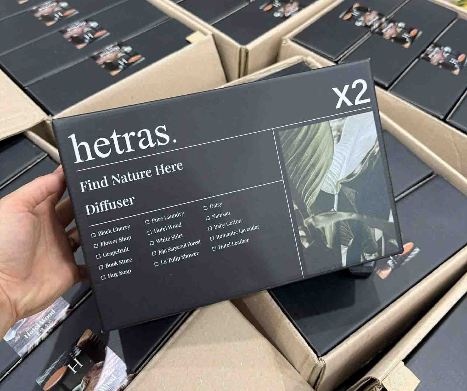 Set 2 chai tinh dầu Hetras