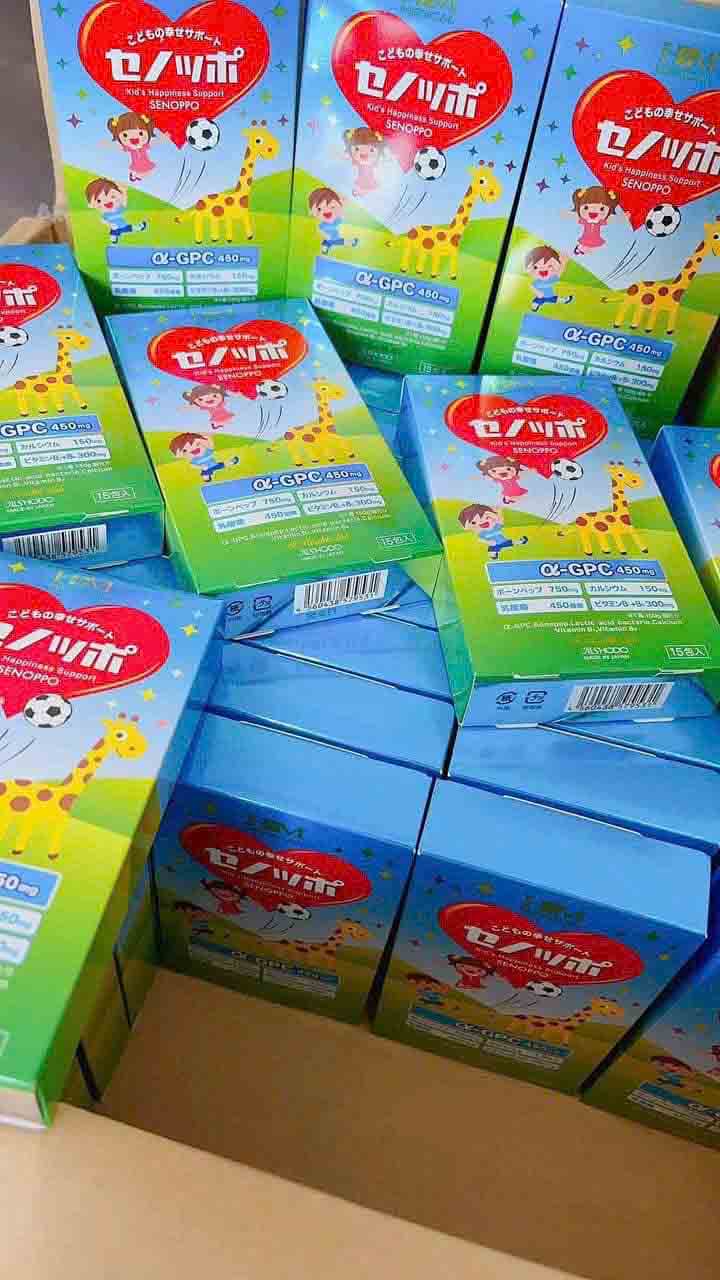 Thạch Senoppo Aishodo hỗ trợ tăng chiều cao cho bé