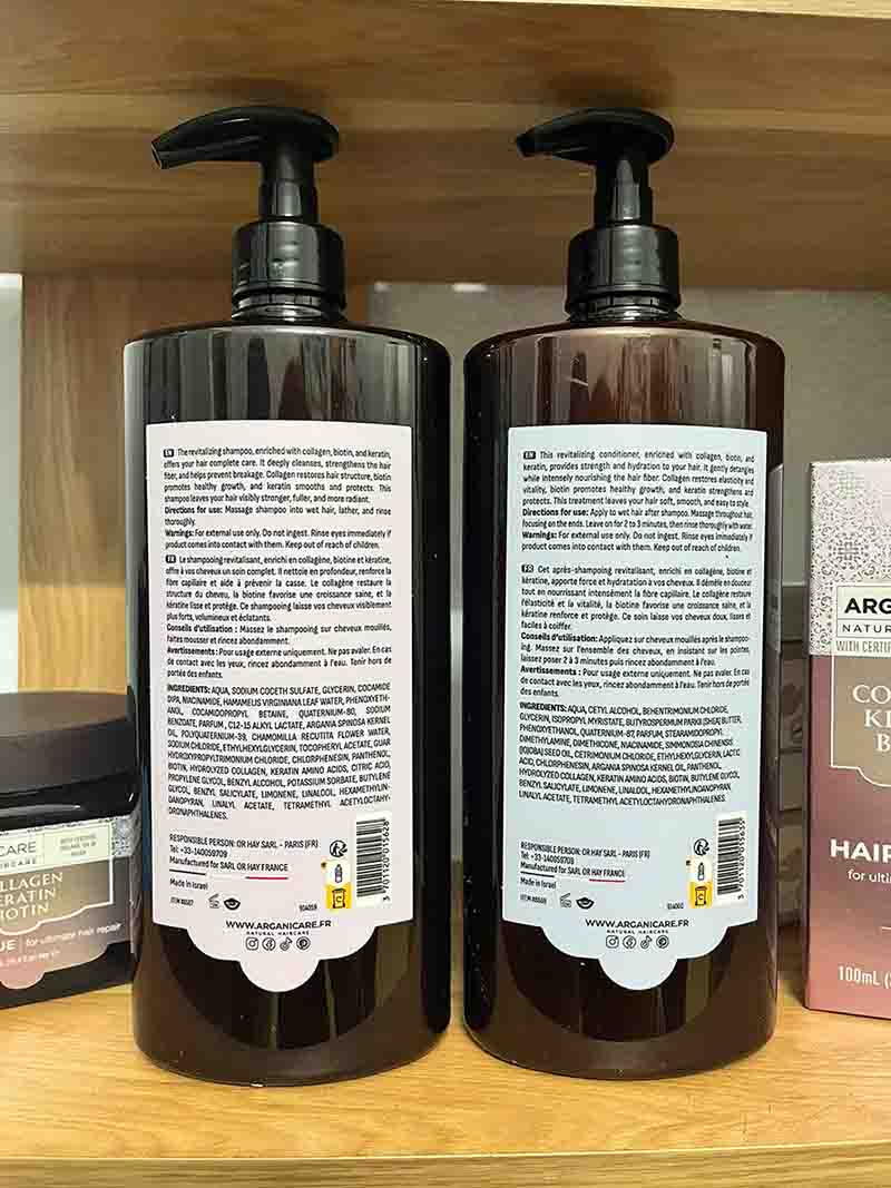 dầu gội arganicare collagen