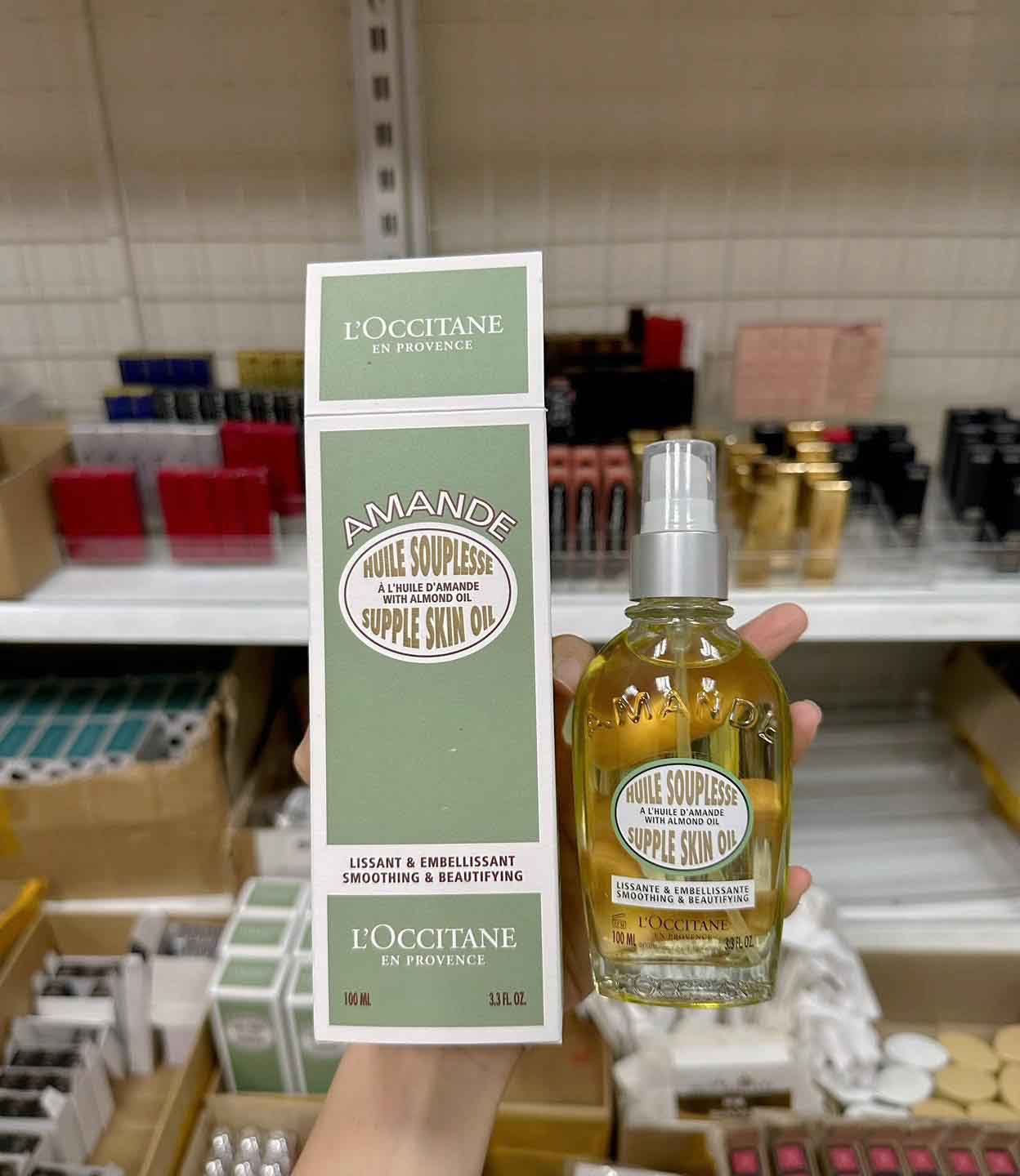 l occitane amande huile souplesse supple skin oil