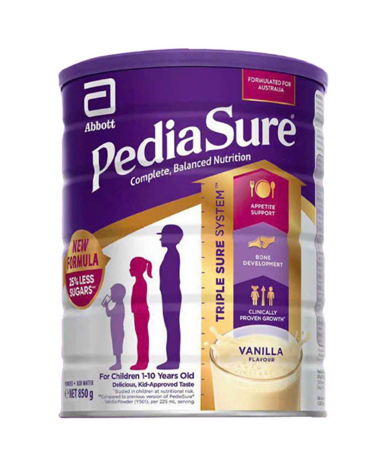 Sữa Pediasure Úc Abbott Pediasure Complete Balanced Nutrition 850g