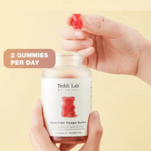 Kẹo giấm táo Unichi Teddi Lab Apple Cider Vinegar Gummy