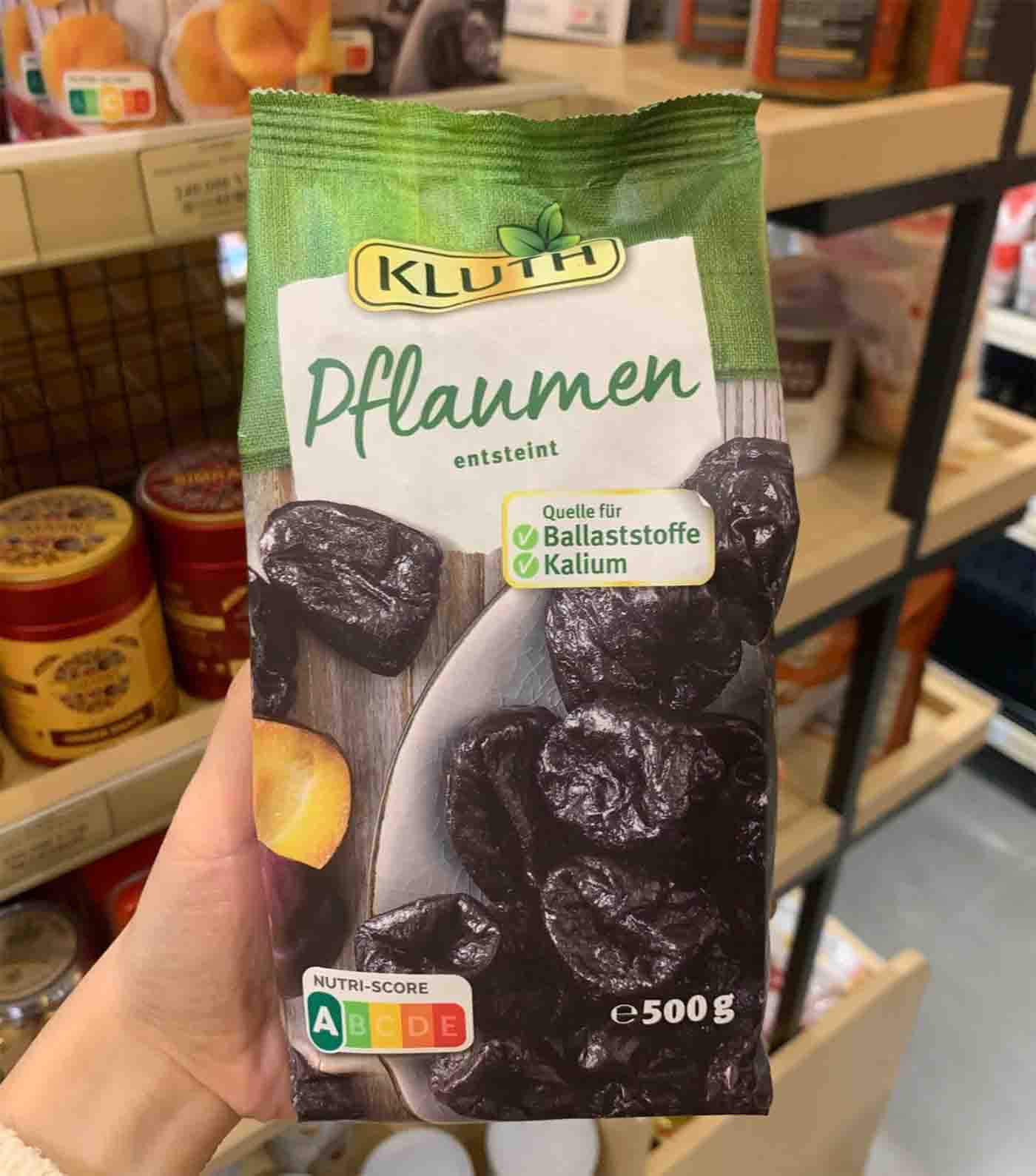 Mận sấy Kluth Pflaumen Entsteint tách hạt Đức