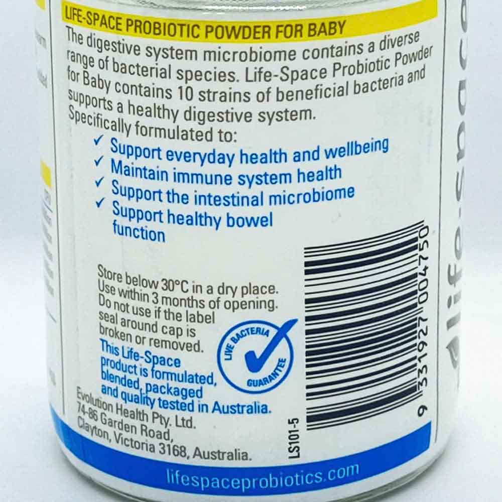 Men vi sinh Life Space Probiotic Powder For Baby