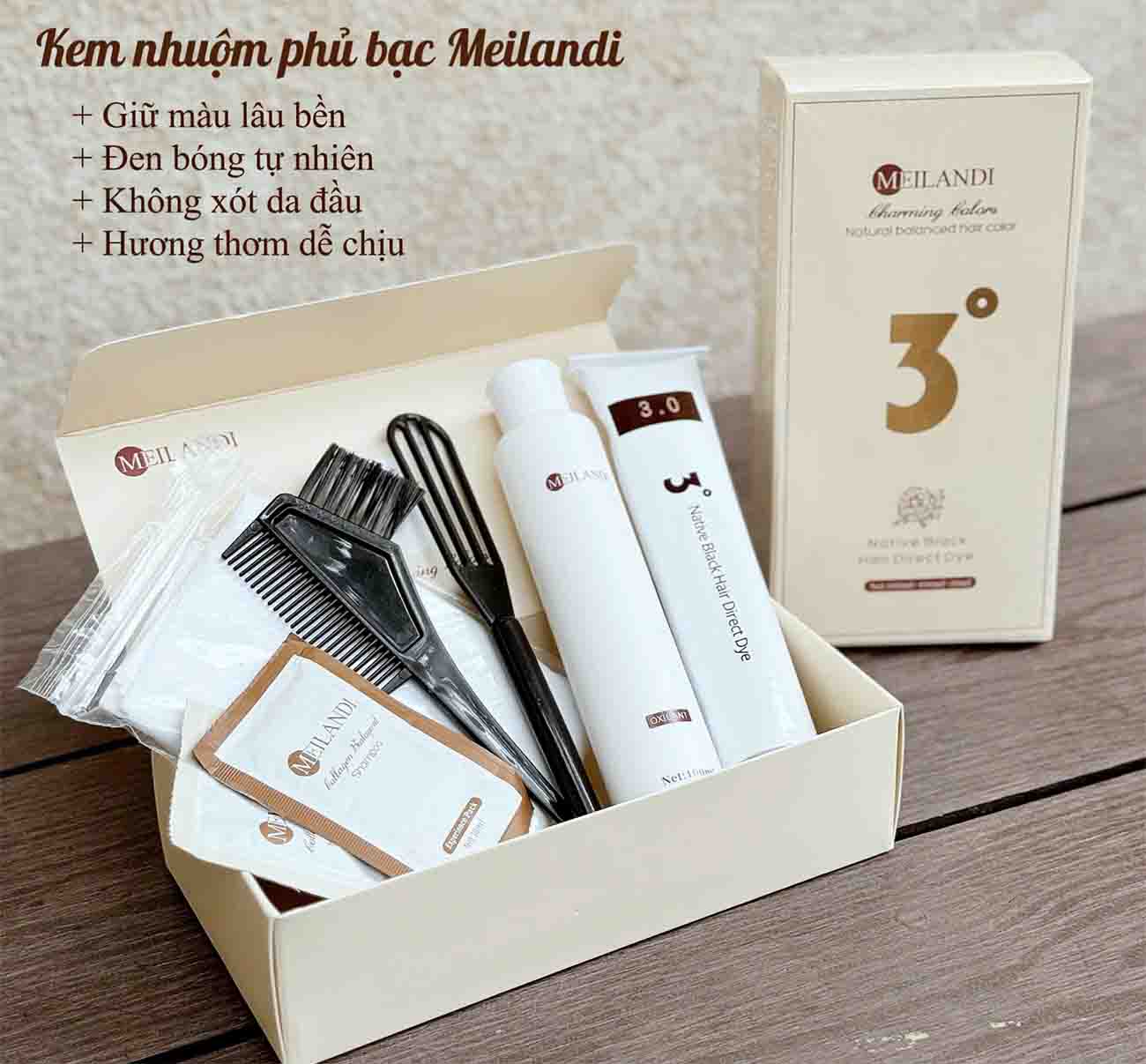 Nhuộm tóc Meilandi Natural Balanced Hair Color