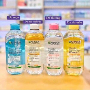 các loại nước tẩy trang garnier