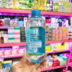 nước tẩy trang garnier xanh