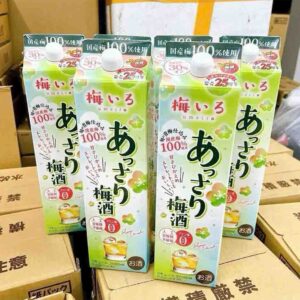 rượu mơ nhật hộp giấy 2000ml