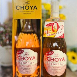 rượu mơ the choya non alcohol