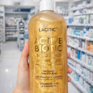 sữa tắm lacitic active biotic bling gold shower gel