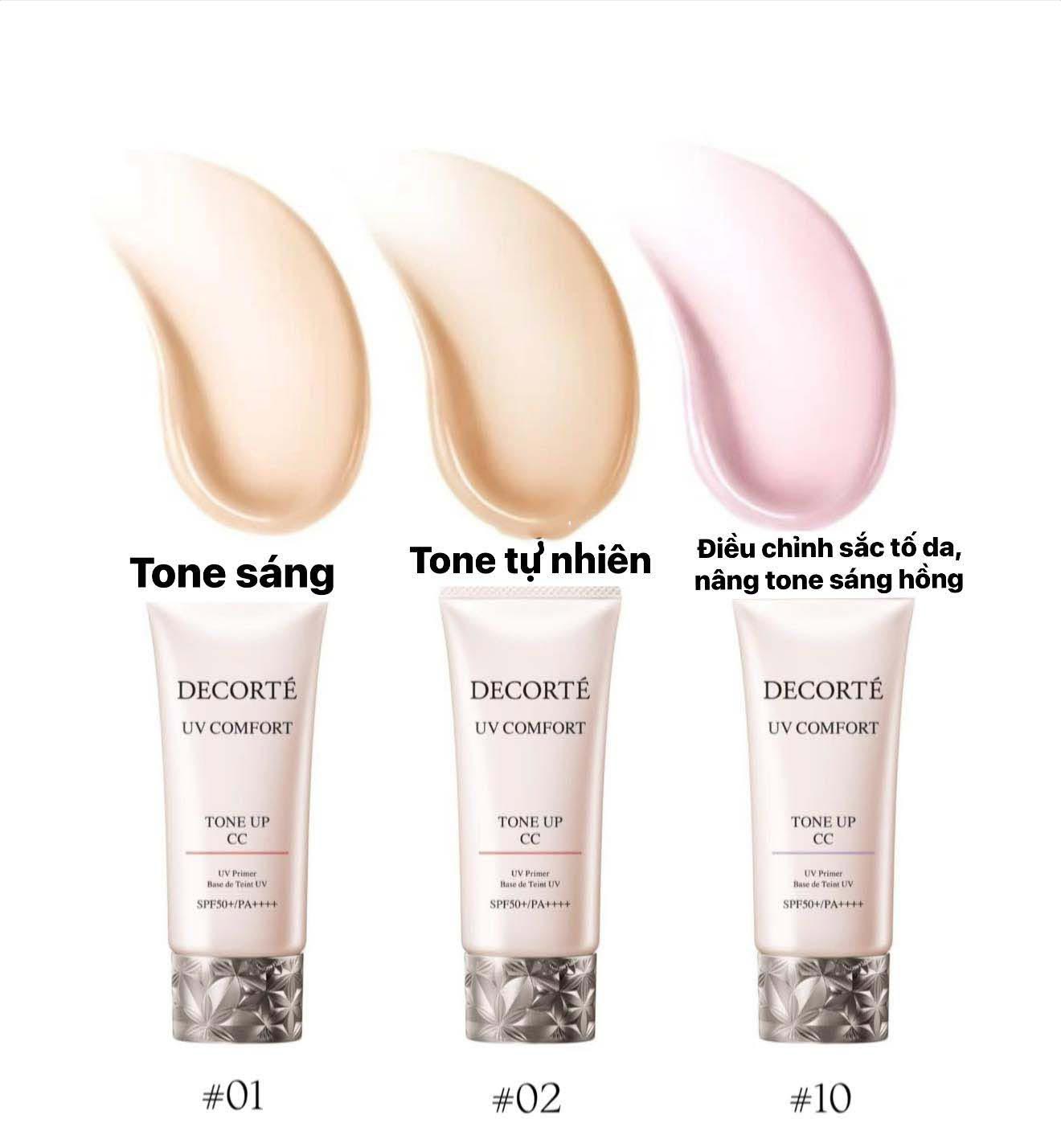 Kem chống nắng Decorte UV Comfort Tone Up CC