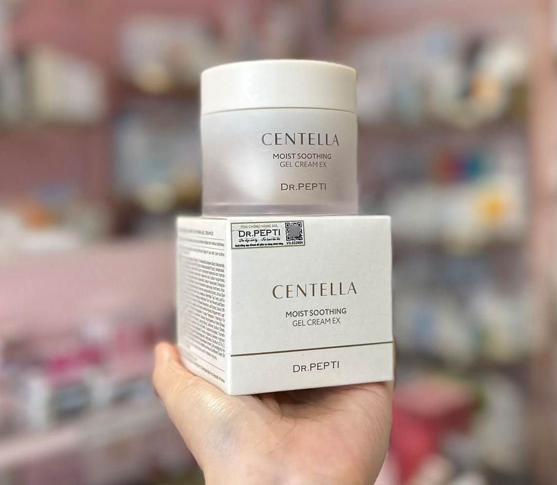 Kem dưỡng ẩm Dr Pepticentella Moist Soothing Gel Cream EX