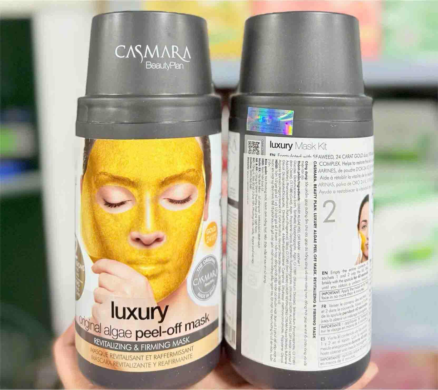 Mặt nạ vàng 24k Casmara Luxury Algae Peel-off Mask 50ml