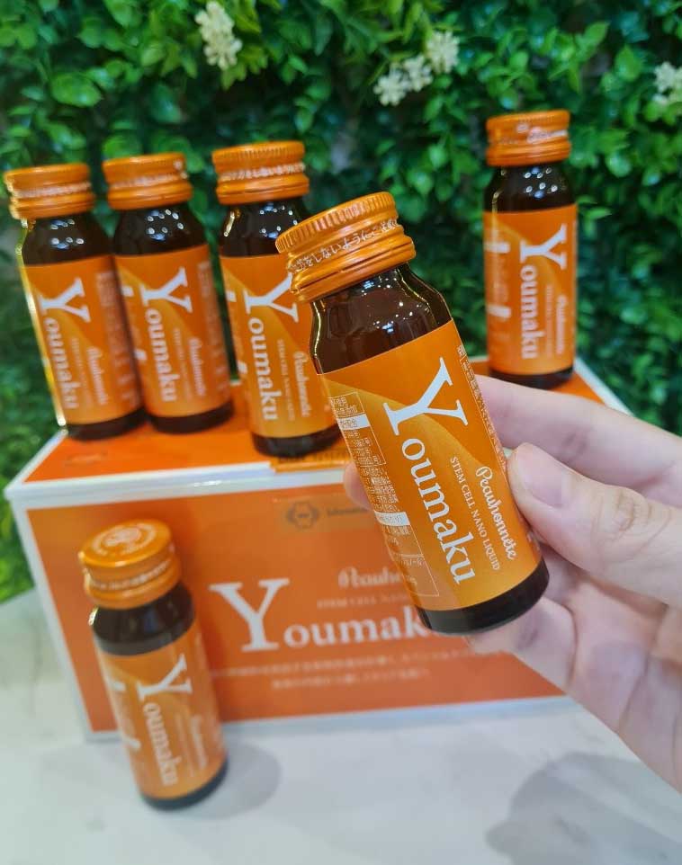 Nước uống đẹp da Peauhonnête Youmaku Stem Cell Nano Liquid 10 chai
