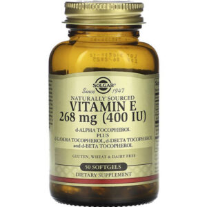 Viên uống bổ sung Vitamin E Solgar 400 IU 268mg