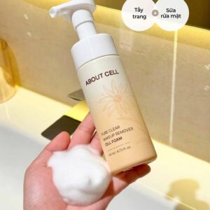 about cell pure clear makeup remover cell foam