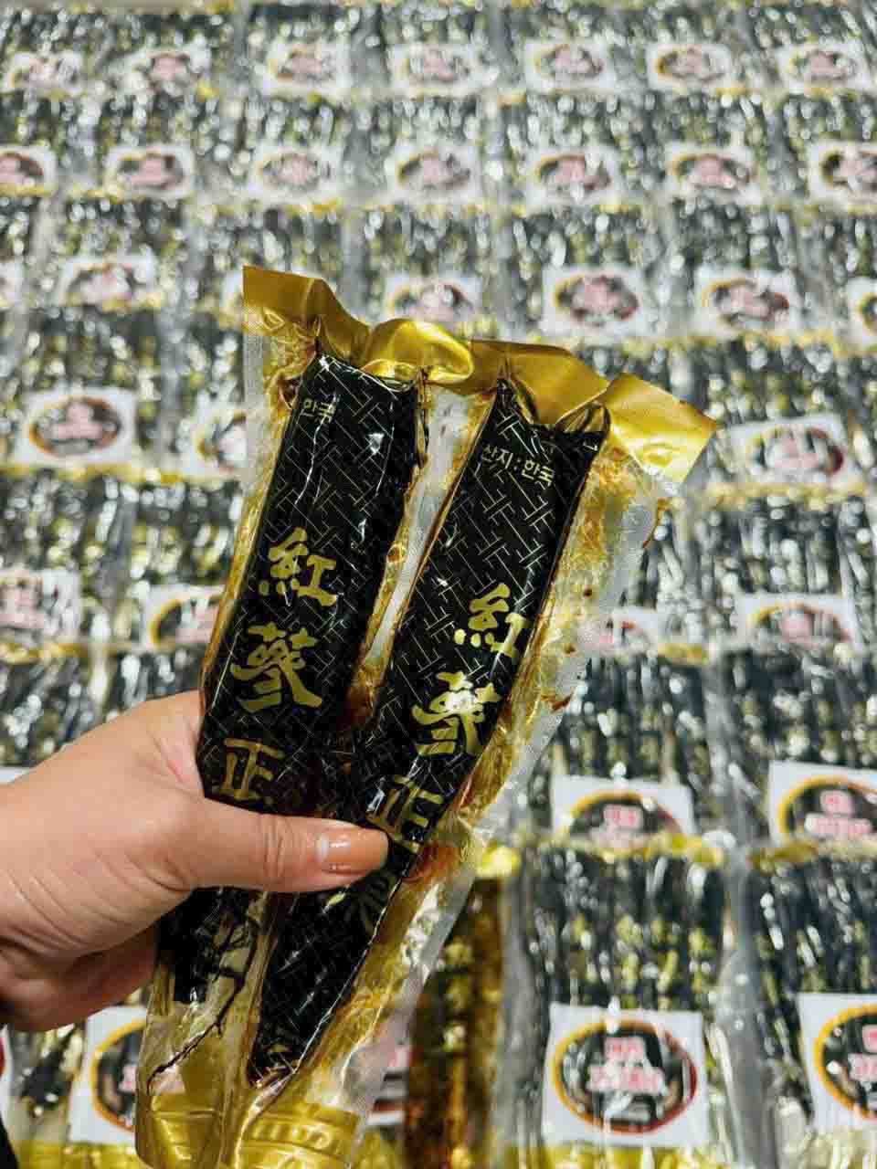 sâm tẩm mật ong nguyên củ hàn quốc