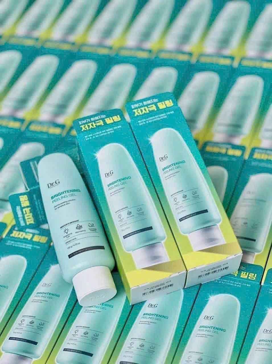tẩy da chết dr g brightening peeling gel