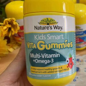 Kẹo Nature's Way Kids Smart Vita Gummies Multi-Vitamin Omega 3