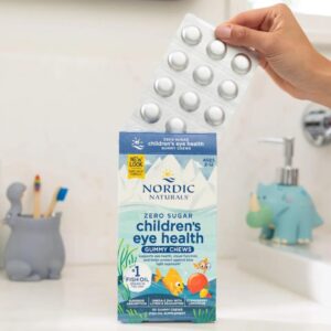 Kẹo dẻo bảo vệ mắt Nordic Children's Eye Health Gummy
