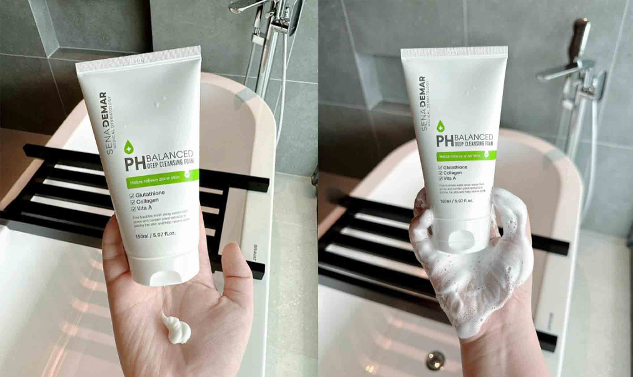 Sữa rửa mặt Senademar PH Balanced Deep Cleansing Foam