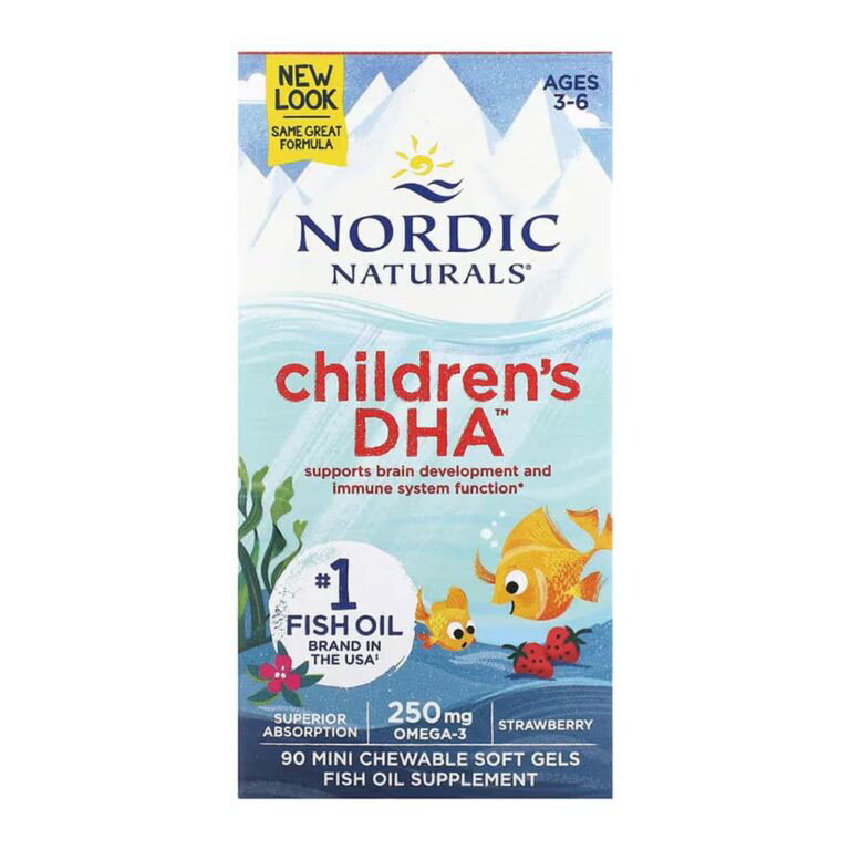 Viên nhai Nordic Naturals Children’s DHA cho trẻ 3-6 tuổi 90 vieen